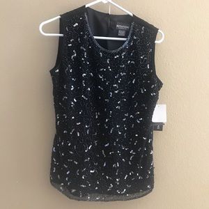 Women’s Notation Clothing Co Black Sequin Top S
